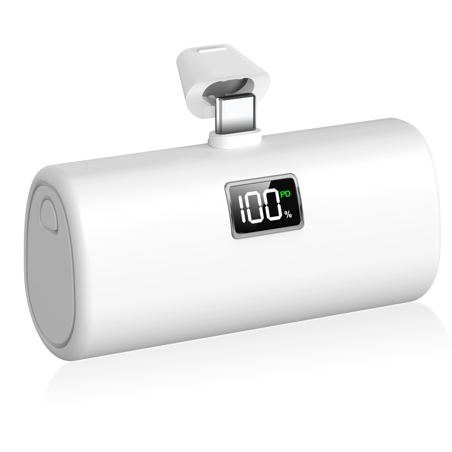 작지만 강하다! **YINTO 도킹형 고속충전 PD 20w 일체형 휴대용 미니 보조배터리 C타입**로 스마트폰 배터리 걱정 끝!