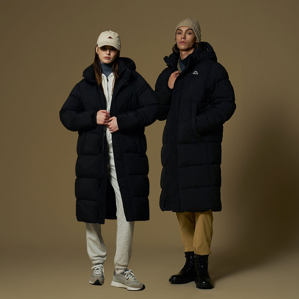 올겨울 한파 끝! 카파 남녀공용 로베 디 카파 벤치 롱패딩으로 따뜻함과 스타일 모두 잡기!